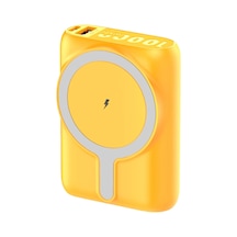 Mey İthalat J31 10.000 Mah 20w Pd Magsafe Powerbank - Turuncu renkli