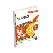 Günay Yayınları 6. Sınıf Bumerang Türkçe Akıllı Defter Kitabı