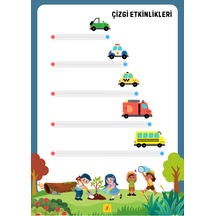Okul Öncesi Çizgi Etkinliklerim Yaz-sil Kitabı
