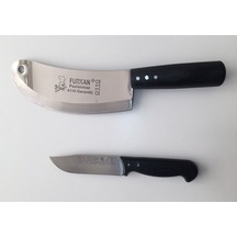 Soğan Satırı ve Üzüm Bıçak - Kokoreç Satırı - Furkan Soğan Satırı Siyah