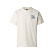 The North Face M Mountaın Escape Relaxed Short Sleeve T Erkek Tişört Nf0a8gb1qlı1 Beyaz