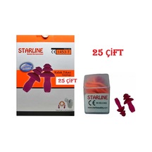 1453 T Tekstil Tipi Antialerjik Yıkanabilir Kulak Tıkacı X 25 Çif