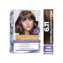 2 Adet L'oreal Paris Excellence Cool Creme Saç Boyası - 6.11 Ekstra Küllü Koyu Kumral