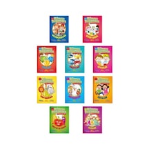 Bilmece Boyama (10 Kitap Set) Kalın Boyama - Bıcırık Yayınları
