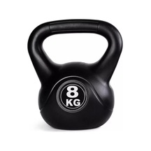 Tr 8 Kg Çaydanlık Tipi Dambıl Kettlebell Ağırlık Siyah Tek Ebat