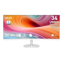 Msı Pro Mp341cqw E12 34 3440x1440 Uwqhd 120hz 4ms Curve 1500r Hdmı Dp Rj45 Hdr Ready Amd Freesync Premium Va Monitör