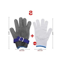 Trendooze Anti-kesim Eldiven, Renklı, El Güvencesi