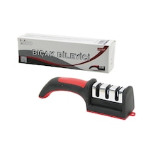 Kutulu Bıçak Bileme 3 Boğumlu Renkli Plastik Saplı 5468
