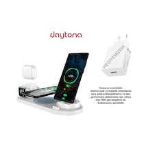 Daytona iOS Iwatch Airpods Apple Uyumlu iPhone Samsung Kablosuz Şarj Standı (487224223)