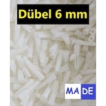 standart plastik dübel 6 mm (225 Adet)