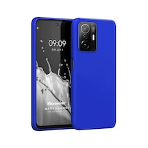 Matte Silicone Xiaomi Mi 11t İçin Kılıf Mavi Mi 11t İle Uyumlu Kılıf - Mavi