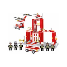 Blx Fire Rescue İtfaiye İstasyonu Oyun Seti Kırmızı B9914618024n1