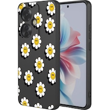 Oppo Reno 14 İle Uyumlu Premier Kalite Özel Üretim Baskılı Silikon Telefon Kılıfı Bc 5 Siyah