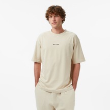 Unıted4 Regular Fit Erkek Krem T-shirt Bsc-maslok