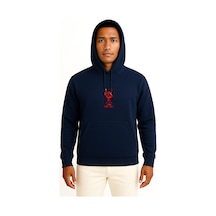 Bahriyeli Collection Kapüşonlu Rock And Roll Göğüs Baskılı Unisex Sweatshirt Lacivert Bahriyeli Collection Kapüşonlu Rock And Roll Göğüs Baskılı Unisex Sweatshirt Lacivert