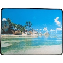Mouse Pad Kaymaz Taban Pürüzsüz Üst Yüzey 25cmx32cm Küçük Boy Deniz Manzaralı Mouse Matı 1 Adet