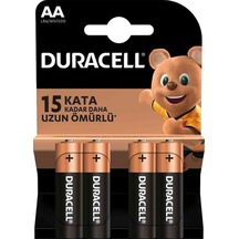 DURACELL LR6/MN1500 AA 1.5V ALKALİN KALEM PİL (4LÜ) PAKET