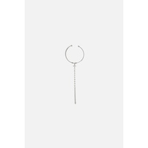 Minimal Boncuklu Şahmeran Gümüş