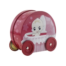 Mutluadim 11X12Cm Puset Bebek Arabası Metal Kutu
