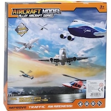 Mey İthalat D003-4w Metal Uçak Helikopter-smt