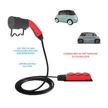 Bemis Citroen Ve Fiat Topolino Uyumlu, Üçlü Ac Şarj Kablosu-c2l