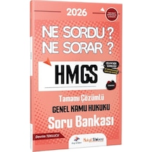 Dizgi Kitap 2026 Hukuk Atölyesi Hmgs Ne Sordu Ne Sorar Genel Kamu Hukuku Tamamı Çözümlü Soru Bankası