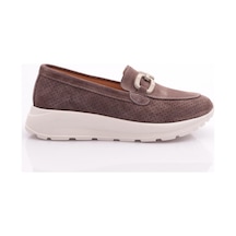 Dgn 422s Kadin Loafer Ayakkabi 422S-1567-R1920 Vizon Süet