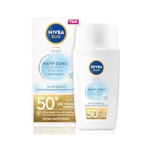 Sun Hafif Dokulu Güneş Koruyucu Yüz Kremi 40ml, Spf50