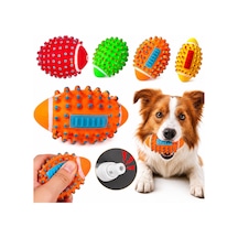 Bakgelal Sesli Kauçuk Köpek Oyuncağı Diş Kaşıma Ve Diş Temizleme Çiğneme Topu
