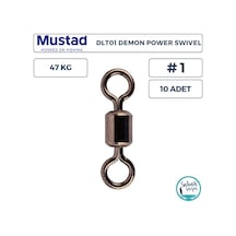 Mustad Demon Dlt01 Fırdöndü 1 47kg 10 Adet