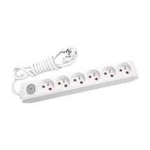 Mey İthalat Viko Multi-let Kablolu Grup Priz 6 Lü 2 Metre