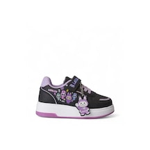 Nese Shoes Figürlü Baskılı Kız Çocuk Spor Ayakkabısı Sneaker Dar Kalıp 1 Numara Büyük Alınız Mor