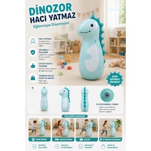 120 Cm Şişme Boks Hacıyatmaz Dinazor Oyuncak Büyük Boy Denge Oyuncağı Wj010