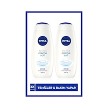 Nivea Creme Soft Kremsi Dokunuş Badem Yağı Nemlendirici Banyo ve Duş Jeli 2 x 400 ML