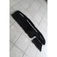 Tempra Tipo Uyumlu Torpido Örtüsü Peluş Kumaş Siyah