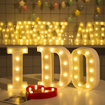 Dogusdeco Led Işıklı Harf Dekoratif Aydınlatma Gece Lambası