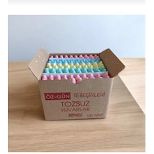 Drnkidsveeğitim Öz-gün Tebeşir 1 Kutu 100 Lü Renkli Tebeşir