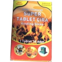 Süper Tablet Çıra 1 Tablet 16 Adet - Mangal Soba Tutuşturucu