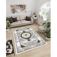 Dijidekor Işıltı Koleksiyonu Model73 Süngerli Dijital Baskılı Saçaksız Mutfak Halısı Yolluk