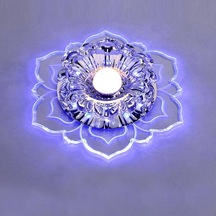 Mavi Oturma Odası Lamba Yatak Odası Mutfak Koridor Işık Armatür İçin 5w Modern Led Kristal Tavan Işık Açık Diğer