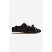 Valmenti Kadın Hakiki Deri Kahverengi Süet Sneakers & Spor Ayakkabı 154 7028 Bn Ayk Y26 Kahve Suet
