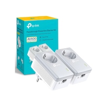 Lexroo Tl-pa4010pkıt, Av600 Ac Güç Soketli Powerline Adaptör Başlangıç Kiti