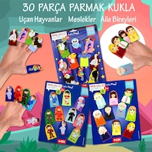 3 Set 30 Parça Tox Meslekler Aile Bireyleri ve Uçan Hayvanlar