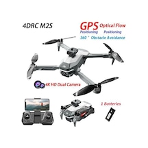 M2s Gps 4k Hd Çift Kameralı Engelden Kaçınma Özellikli Katlanabilir Drone