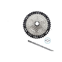 Shimano Deore Cs-m8100 10/51+cn-m8100 12'li Kaset Zincir Seti Siyah