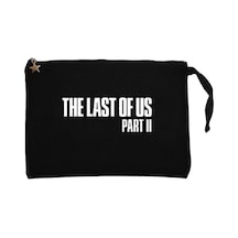 The Last of Us 2 Text Siyah Clutch Astarlı Cüzdan / El Çantası Siyah