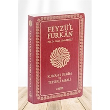 Feyzü'l Furkan Kur'an-ı Kerim ve Tefsirli Meali Mushaflı (B.Bo...