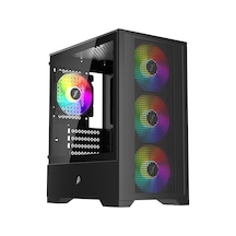 1st Player Go2 Siyah 550w 4x12cm Raınbow Fan Temperli Cam Usb 3.0 M-atx Kasa Bsk2026