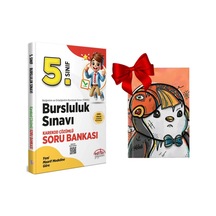 2025 5.sınıf Bursluluk Sınavı Soru Bankası & Defter Hediyeli Set