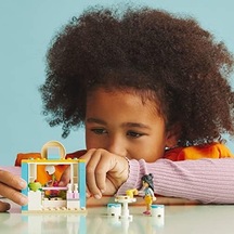 Donut Dükkanı 41723-4 Yaş Ve Üzeri Çocuklar İçin Liann Ve Leo Mini Bebekleri İçeren Oyuncak Yapım Seti 63 Parça